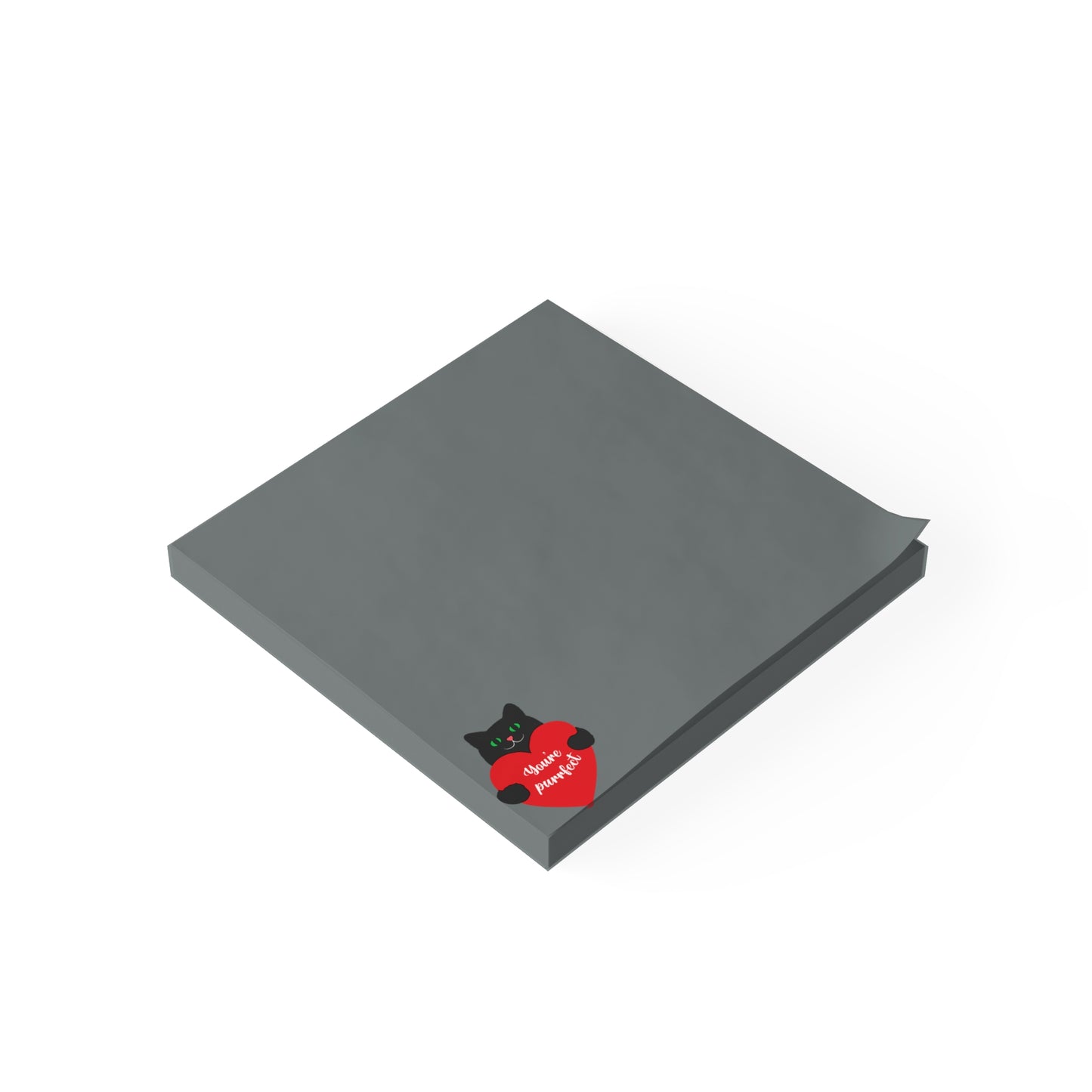 Grey "Your Purrfect" Post-it® Note Pads