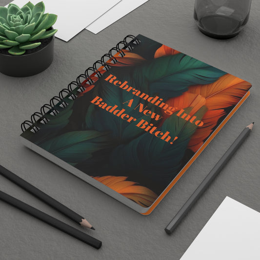 Empowering Spiral Bound Journal for Goal Getters, Motivational Notebook, Perfect for Self-Improvement, Gift for Entrepreneurs, Stylish