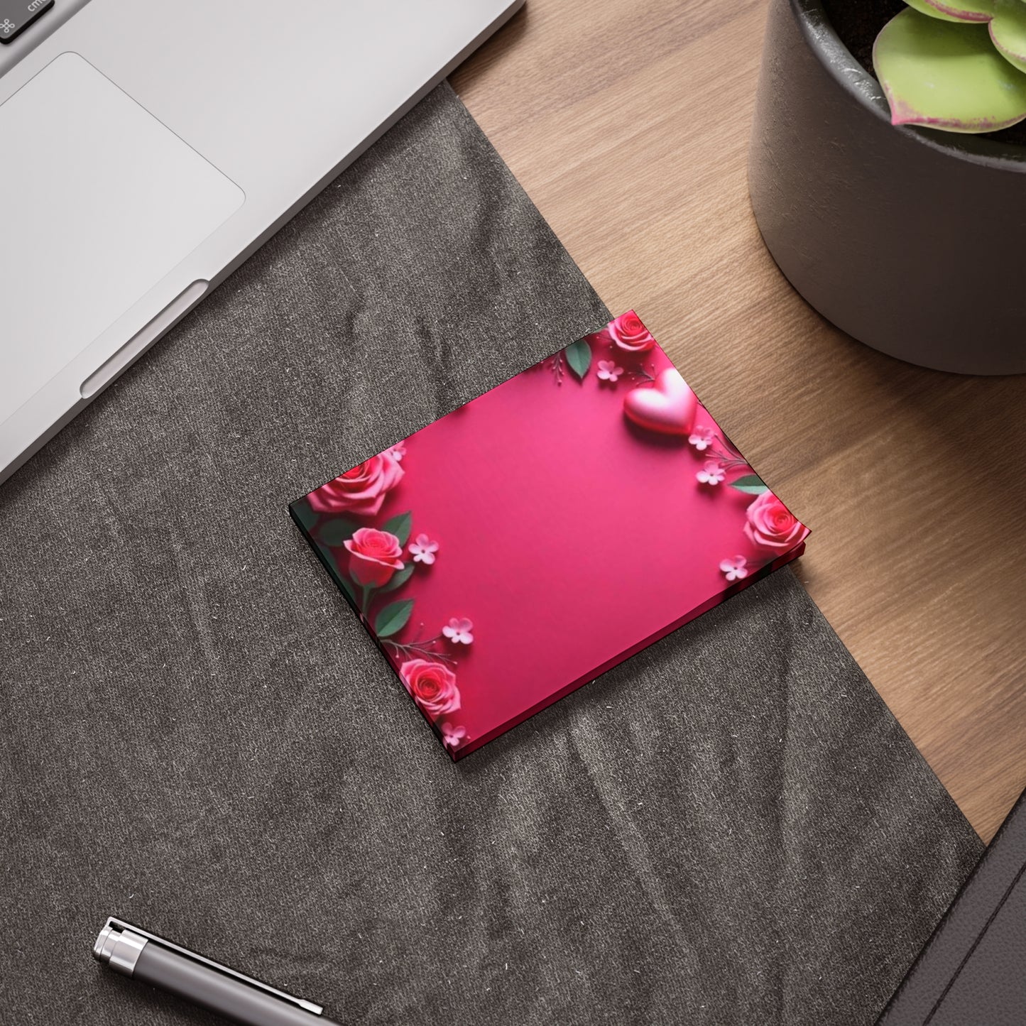 Valentine's Day Pink roses Post-it® Note Pads