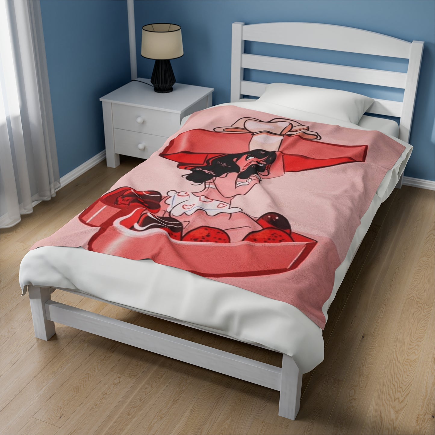 Valentine's Day Velveteen Plush Blanket