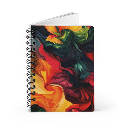 Vibrant Spiral Bound Journal - Colorful Art Notebook for Creativity, Sketching, Journaling, Gift for Artists