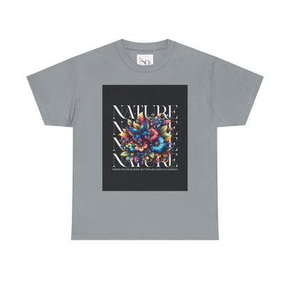 Nature-Inspired Unisex Heavy Cotton Tee - Perfect for Nature Lovers, Eco-Friendly Gift, Casual Wear, Outdoor Adventures, Spring Celebrations