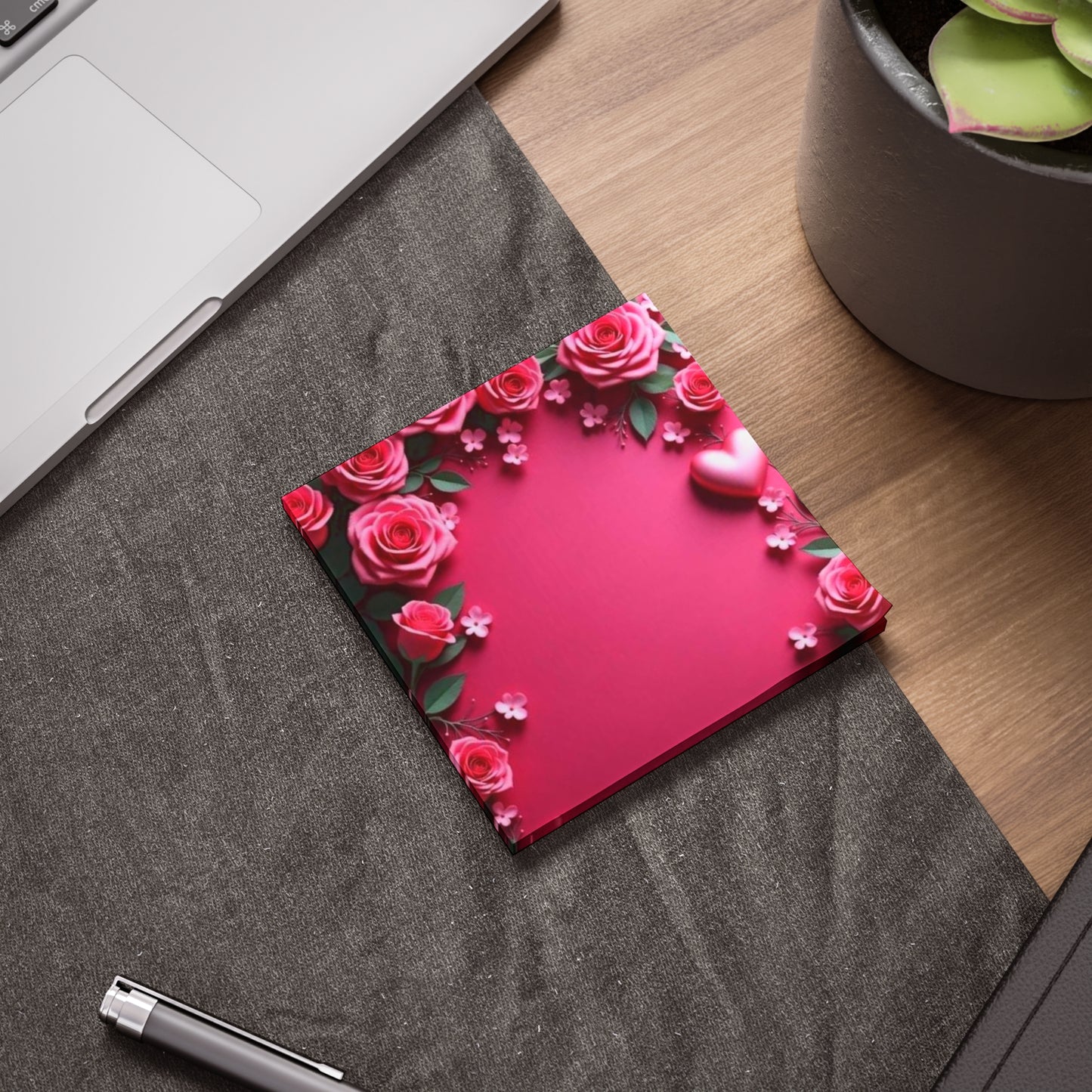 Valentine's Day Pink roses Post-it® Note Pads