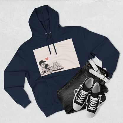 "Can We Talk For a Minute?..~ Three-Panel Fleece Hoodie