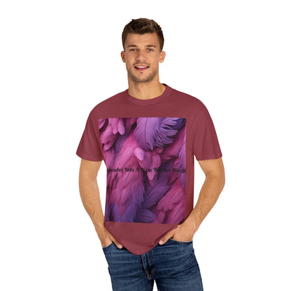 Rebranding Into A New Badder Bitch! ~ Purple/Pink Unisex Garment-Dyed T-shirt