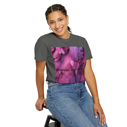 Rebranding Into A New Badder Bitch! ~ Purple/Pink Unisex Garment-Dyed T-shirt