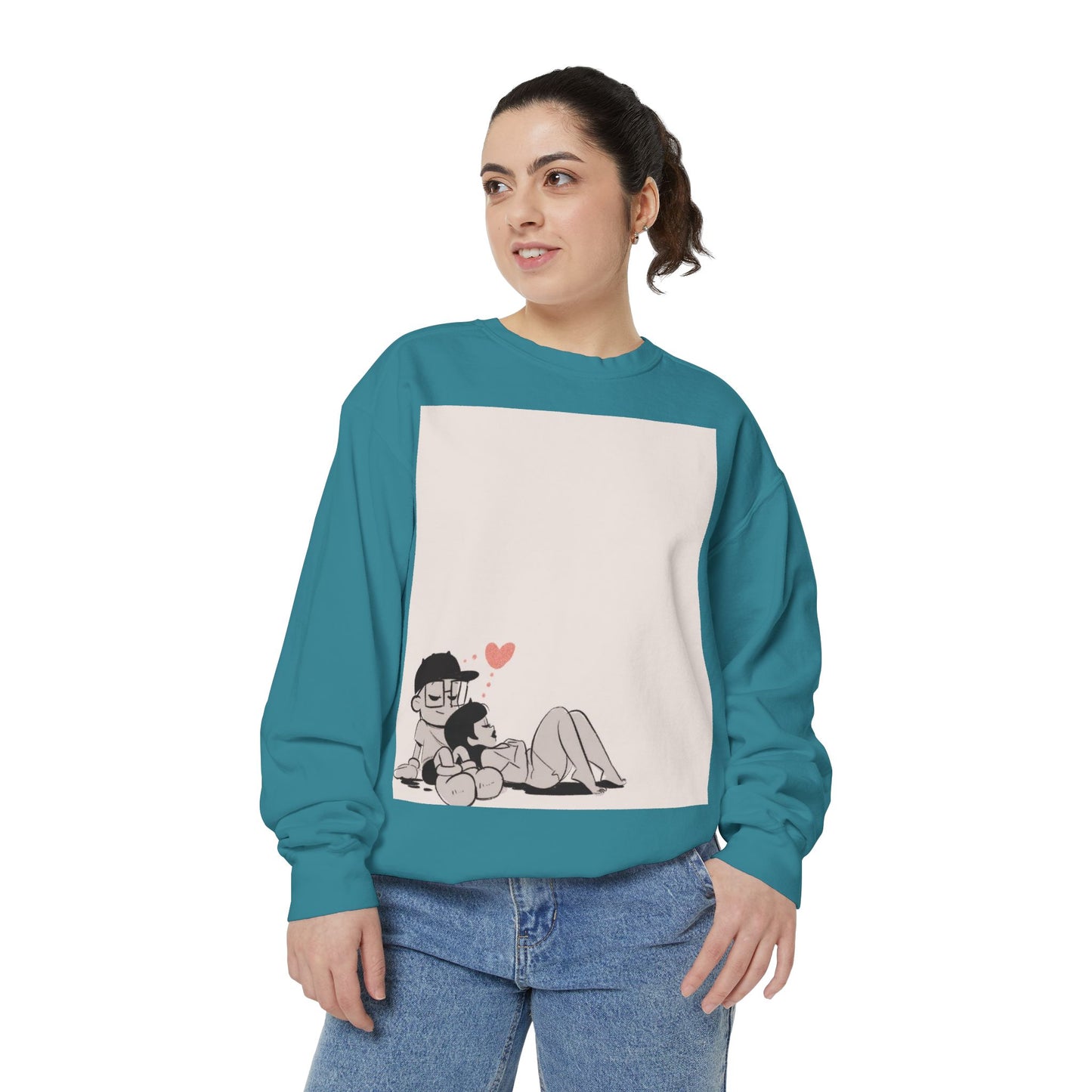 "Can We Talk For A Minute?.." ~ Unisex Garment-Dyed Sweatshirt