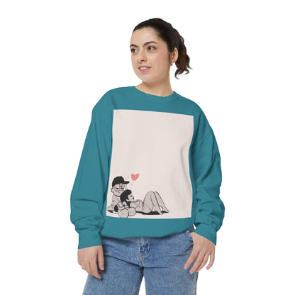 "Can We Talk For A Minute?.." ~ Unisex Garment-Dyed Sweatshirt