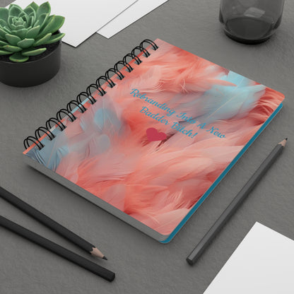 Baddie Journal - 'Rebranding Into A Badder Bitch' Motivating Notebook Spiral Bound Journal