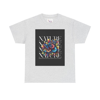Nature-Inspired Unisex Heavy Cotton Tee - Perfect for Nature Lovers, Eco-Friendly Gift, Casual Wear, Outdoor Adventures, Spring Celebrations