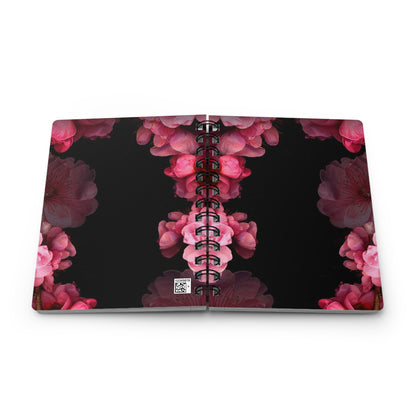 Floral Spiral Bound Journal, Elegant Writing Notebook for Garden Lovers, Perfect Gift for Mother's Day, Journaling, Nature Enthusiasts,