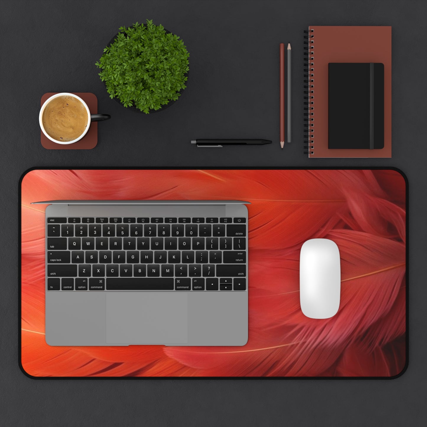 "Rebranding Into A New Badder Bitch!" ~ Orange Desk Mat