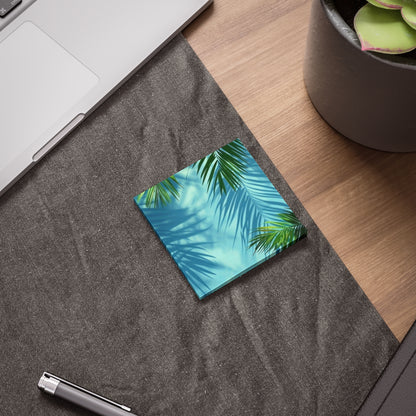 Tropical Palm Leaf Post-it® Note Pads | Summer Office Supplies, Cute Study Accessories, Gift for Students and Teachers, Planner Stickies