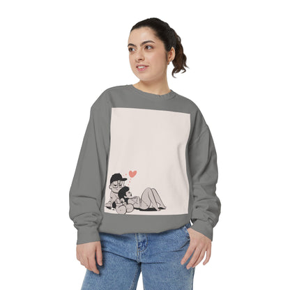 "Can We Talk For A Minute?.." ~ Unisex Garment-Dyed Sweatshirt