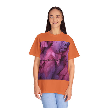 Rebranding Into A New Badder Bitch! ~ Purple/Pink Unisex Garment-Dyed T-shirt