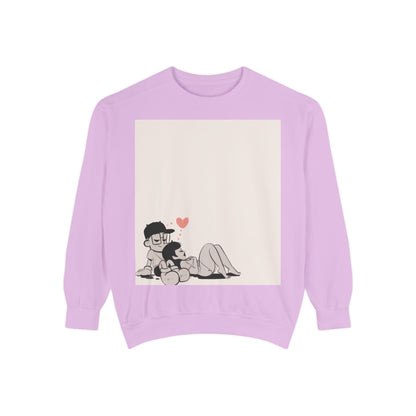 "Can We Talk For A Minute?.." ~ Unisex Garment-Dyed Sweatshirt