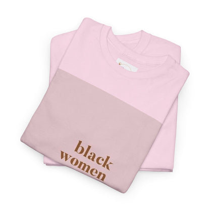 Empowering "Black Woman Are The Blueprint" Message Tee