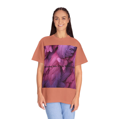 Rebranding Into A New Badder Bitch! ~ Purple/Pink Unisex Garment-Dyed T-shirt
