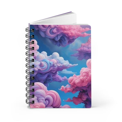 Dreamy Cloud Spiral Bound Journal, Inspirational Notebook, Creative Writing Gift, Motivational Diary, Cute Journal for Dreams