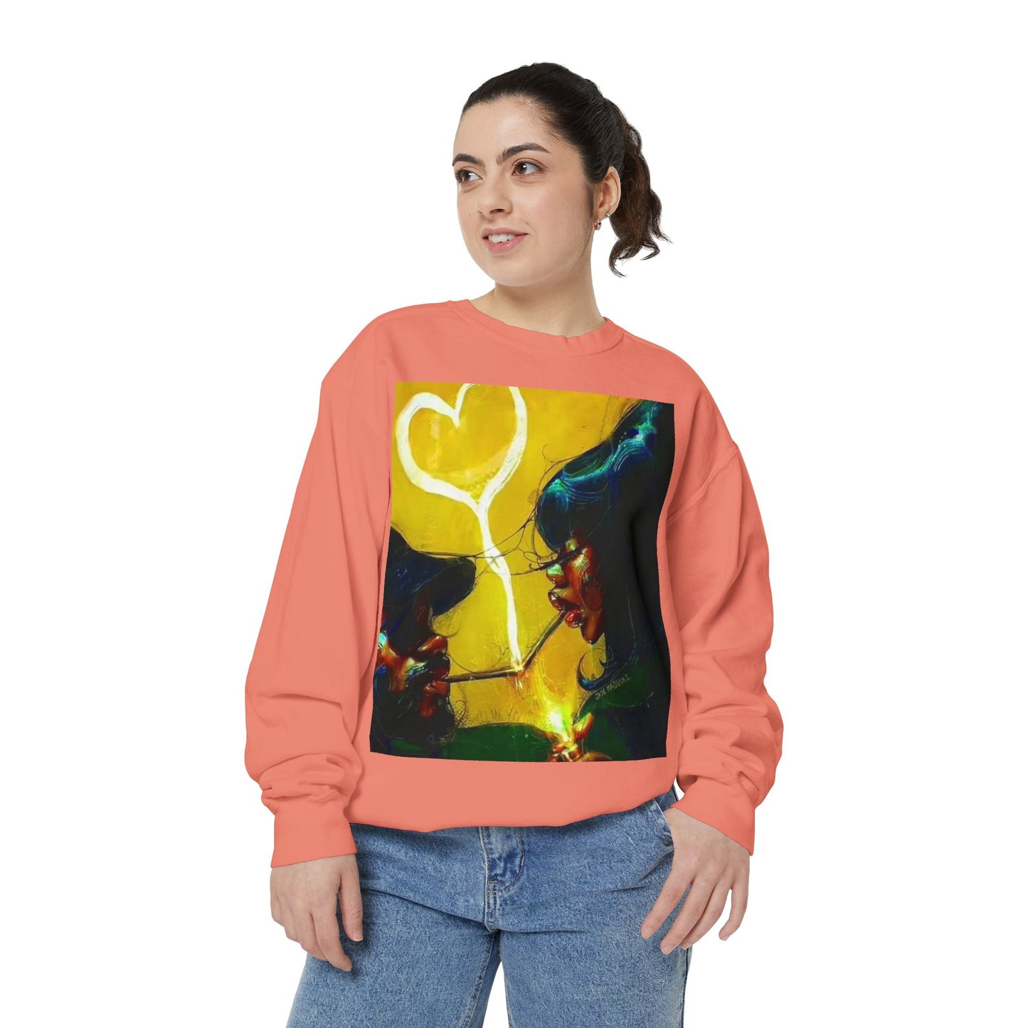 Romantic “High on Love” Sweatshirt