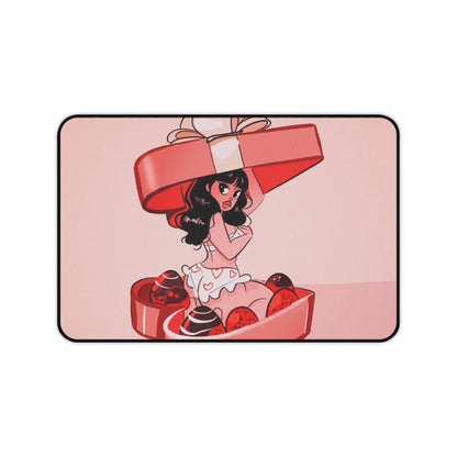 Naughty Girl Valentine's Day Desk Mat