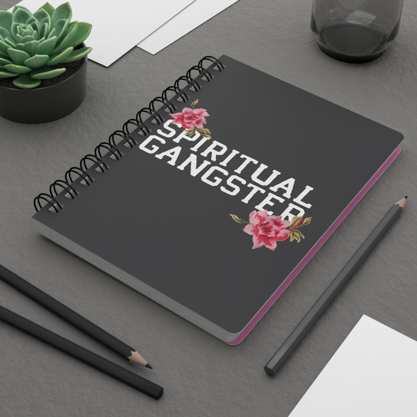 Spiritual Gangster Journal, Motivational Notebook, Gift for Writers, Mindfulness Journal, Self-Care Planner, Creative Log