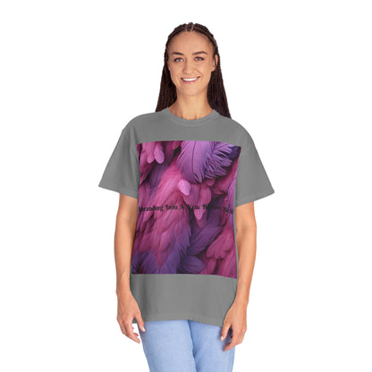 Rebranding Into A New Badder Bitch! ~ Purple/Pink Unisex Garment-Dyed T-shirt