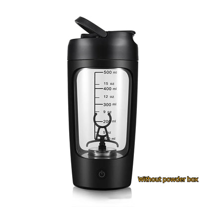 USB Electric Portable Whey Protein Shaker Bottle, Fully Automatic Stirring Cup Rechargeable Gym BA Free Cocktail Blend