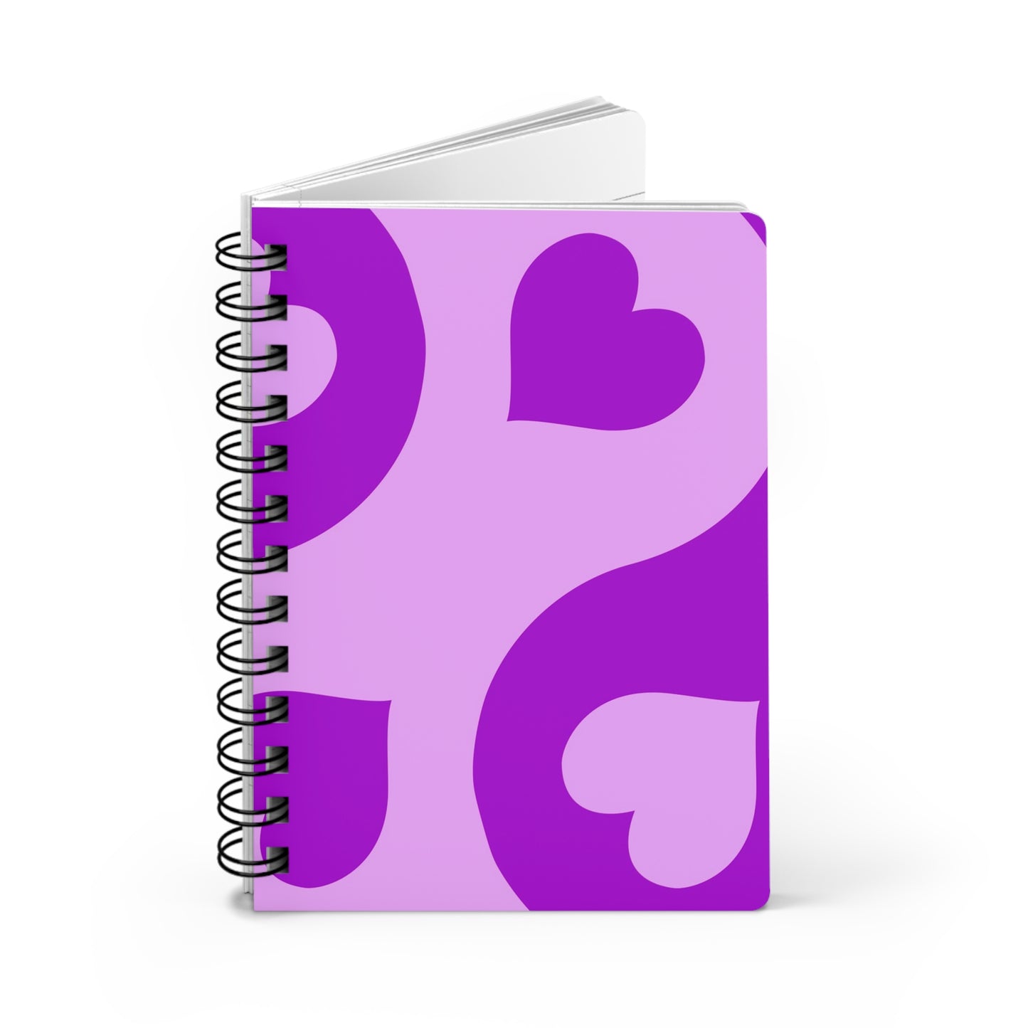 Vibrant Heart Spiral Bound Journal - Perfect for Journaling, Note-taking, Gift for Friends, Valentine's Day, Writing