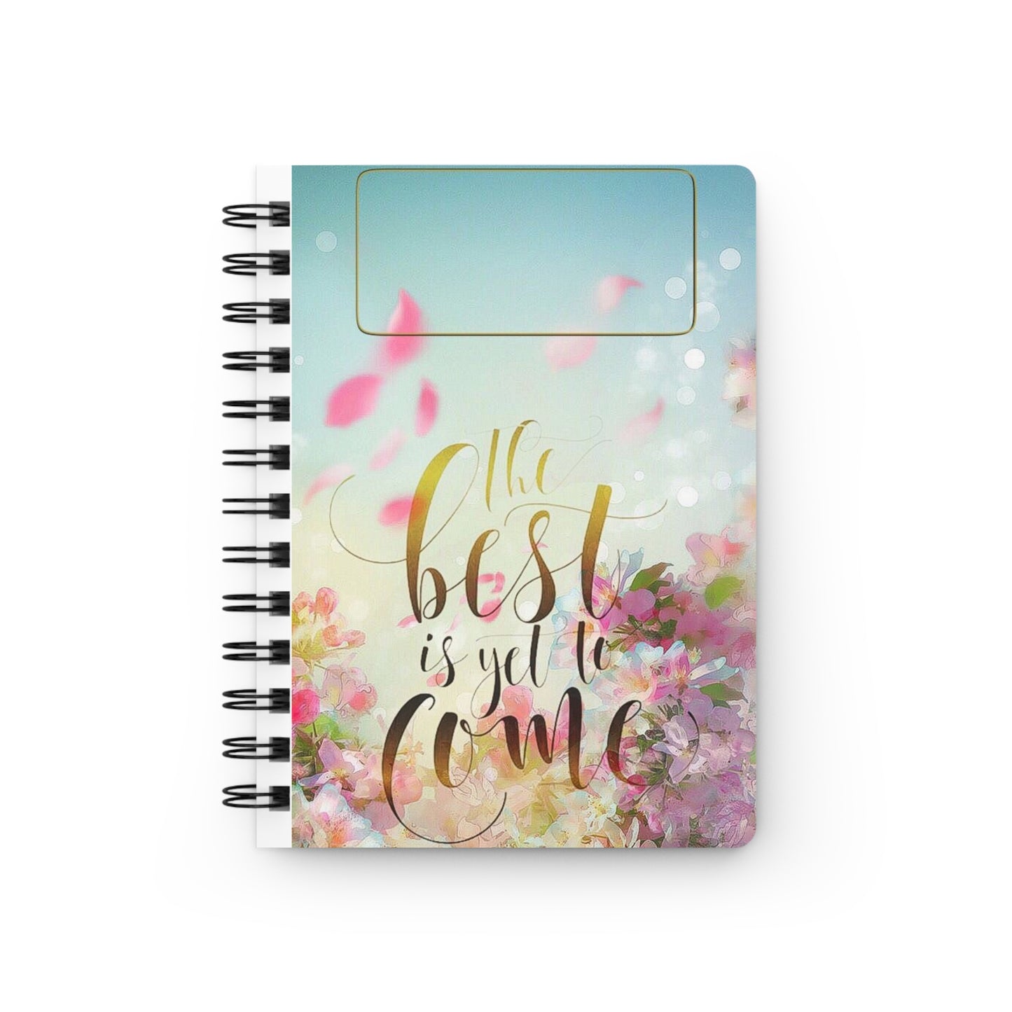 Floral Inspirational Spiral Bound Journal - Perfect for Journaling, Notetaking, Self-Reflection, Gift for Her, Motivational Diary