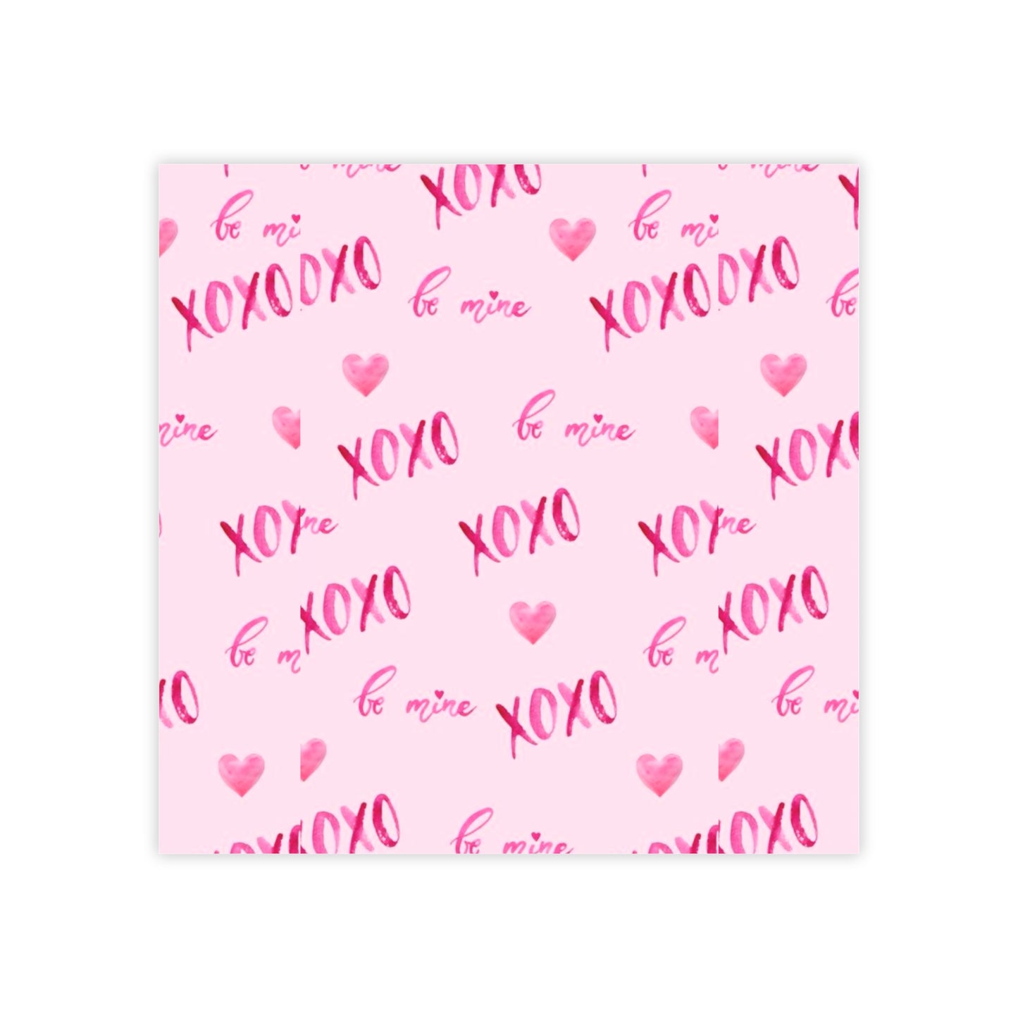 Post-it® Note Pads, xoxo pink design, Sticky Notes, Love Notes, Office Supplies, Stationery, Valentines Day Gift