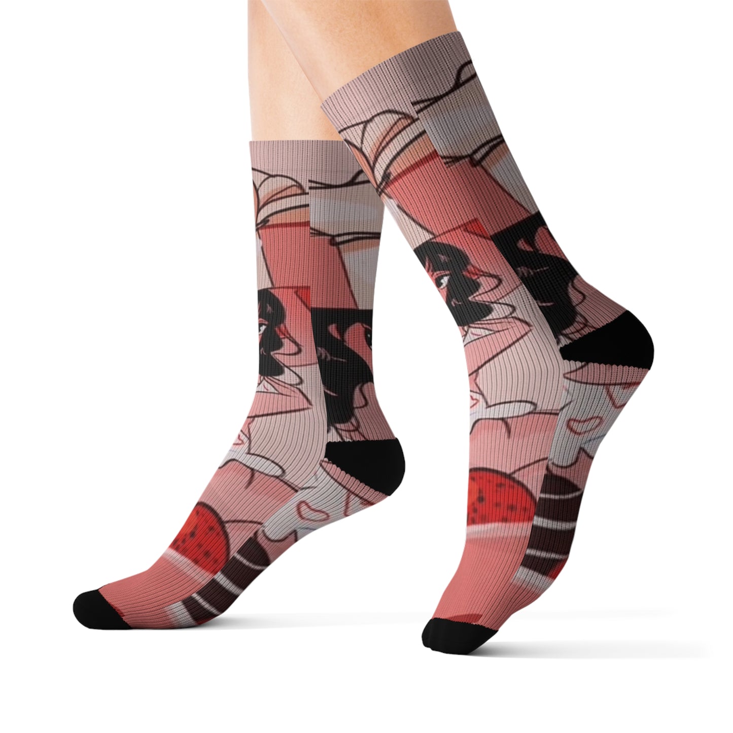 Valentine's Day Sublimation Socks