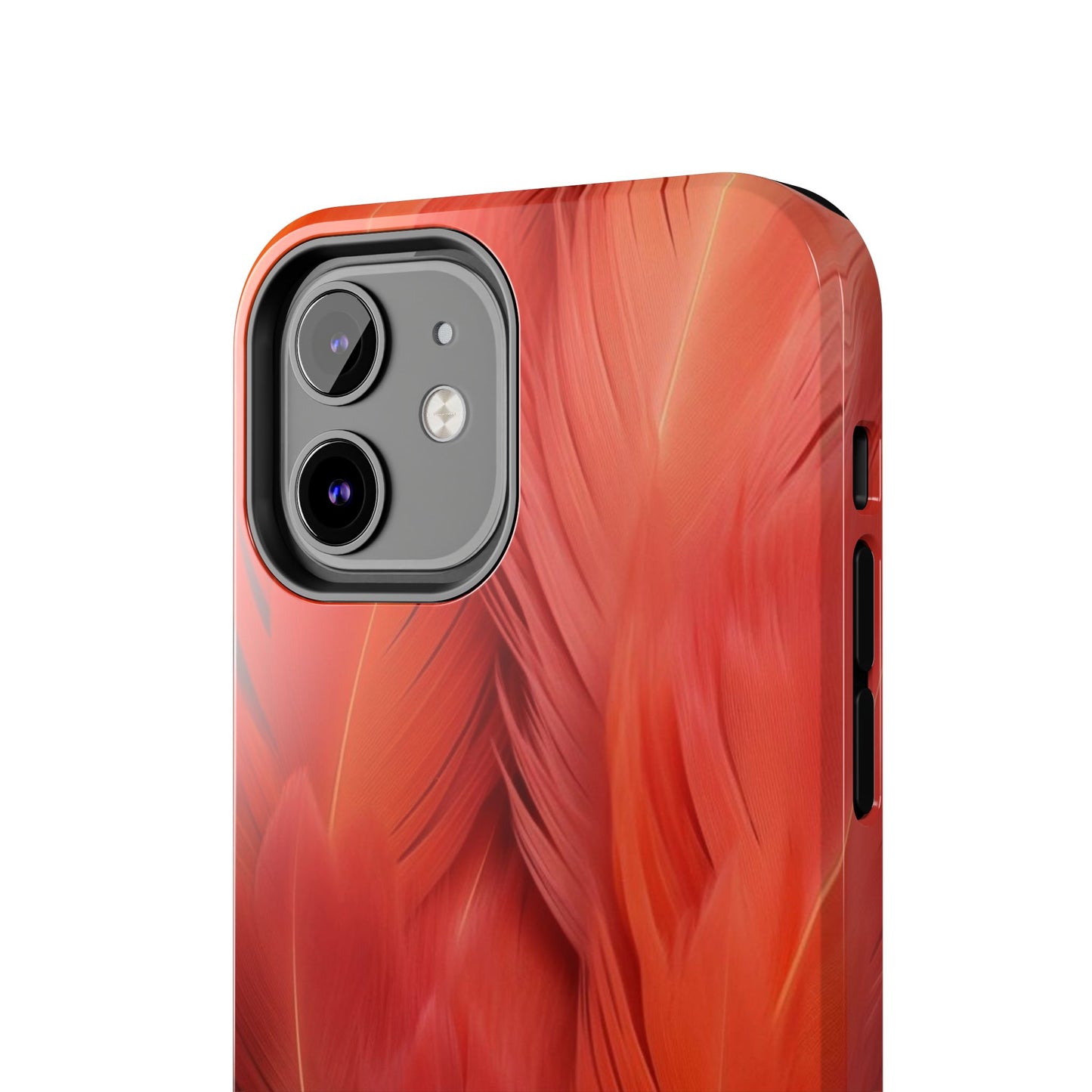 "Rebranding Into A New Badder Bitch!" Orange Feathered Tough Phone Cases