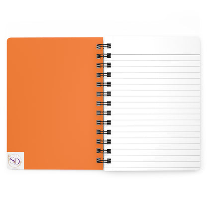 Floral Spiral Bound Journal - Better Version of Myself, Inspirational Notebook, Gift for Writers, Self-Care Journal, Daily Planner, Floral