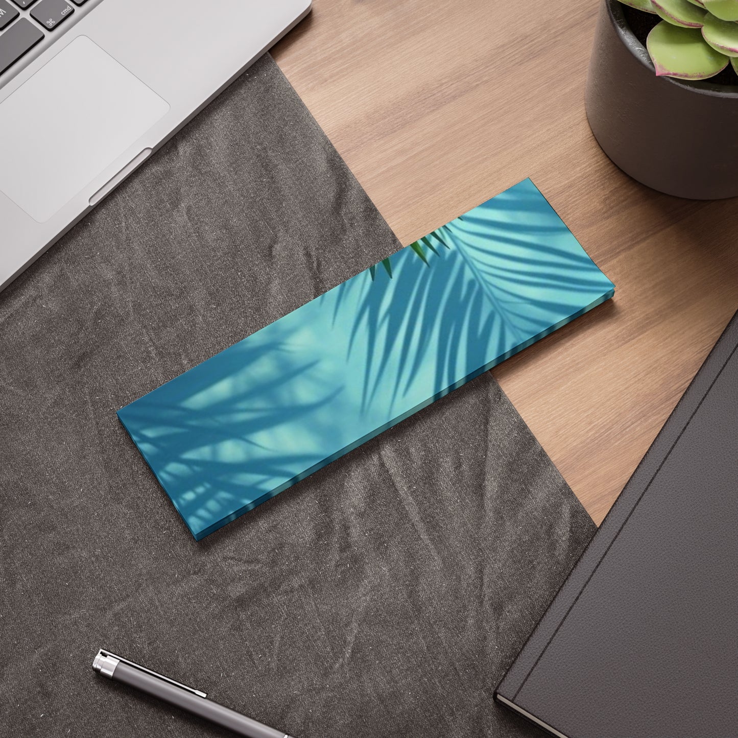 Tropical Palm Leaf Post-it® Note Pads | Summer Office Supplies, Cute Study Accessories, Gift for Students and Teachers, Planner Stickies