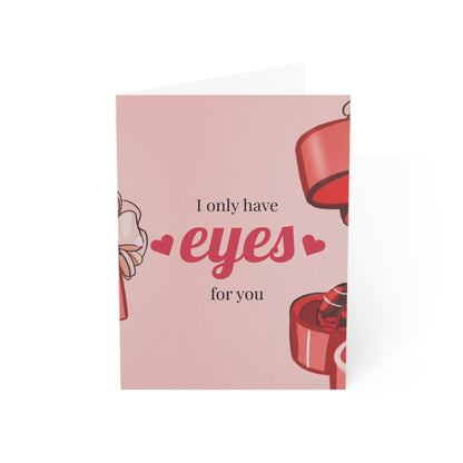 Valentine's Day Greeting Cards (1, 10, 30, 50pcs) Naughty Girl Design