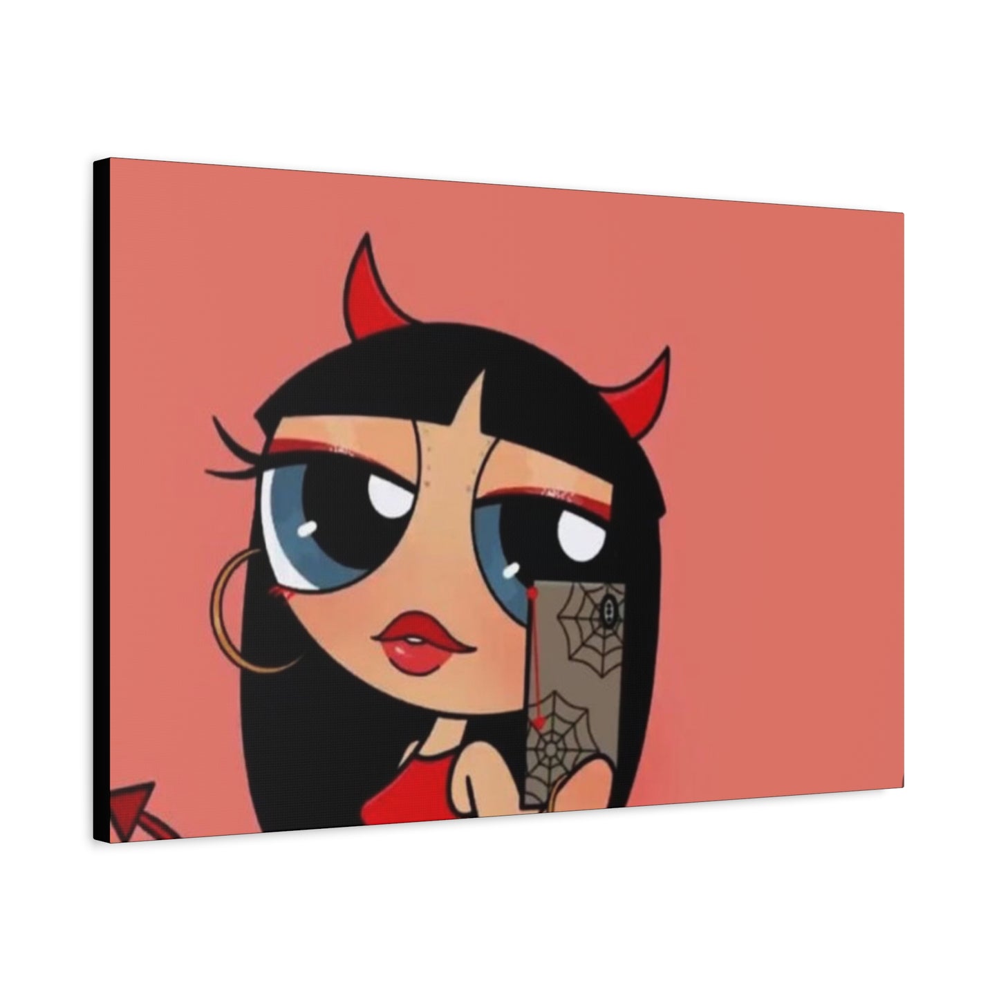 Devilish ImJustAGirl💅🏻🎀🫧~ Matte Canvas, Stretched, 1.25"