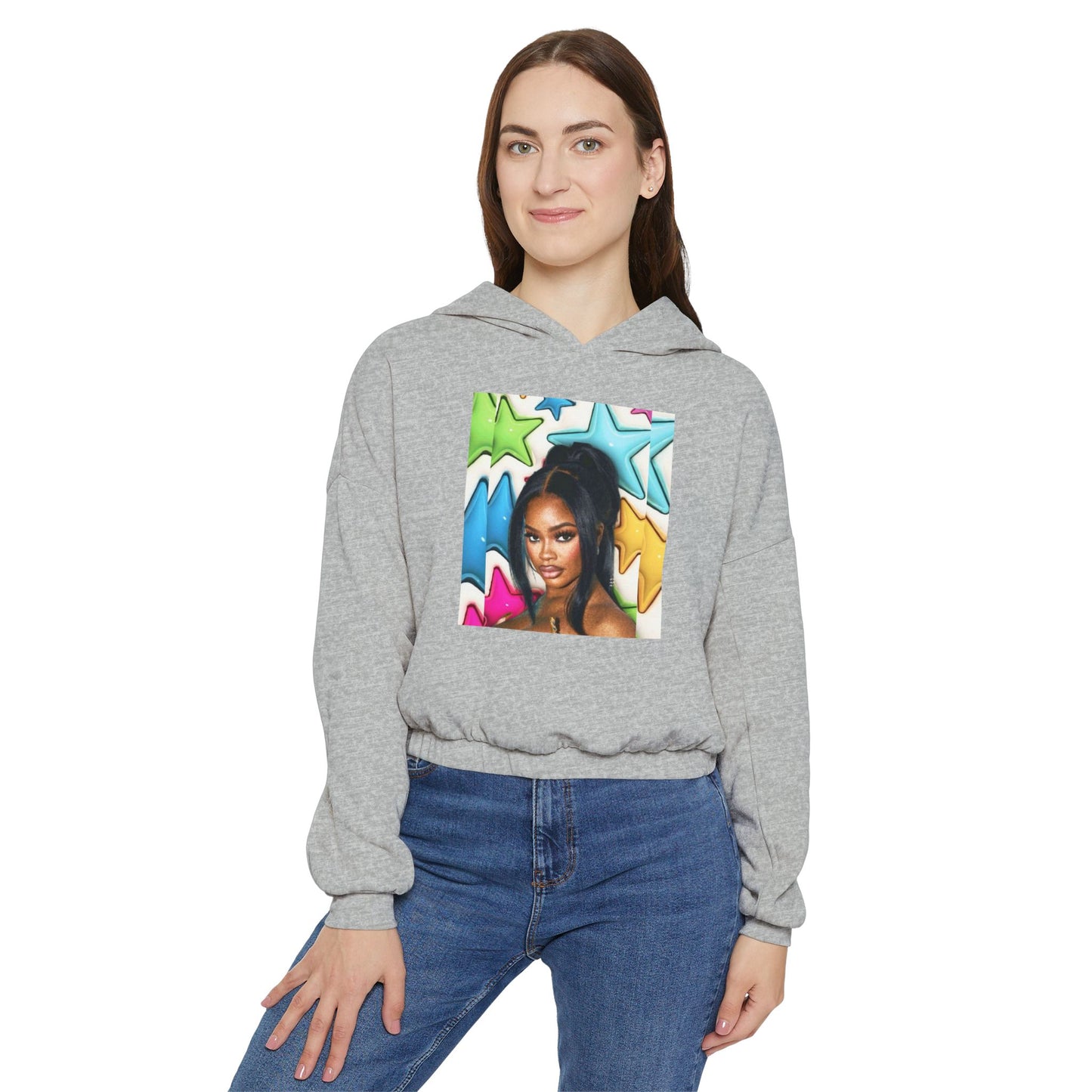 JT Inspired Women's Cinched Bottom Hoodie