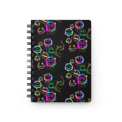 Vibrant Spiral Bound Journal, Colorful Notepad for Creative Minds, Artistic Planner, Unique Gifts for Artists, Journaling, Sketching