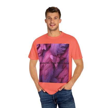 Rebranding Into A New Badder Bitch! ~ Purple/Pink Unisex Garment-Dyed T-shirt