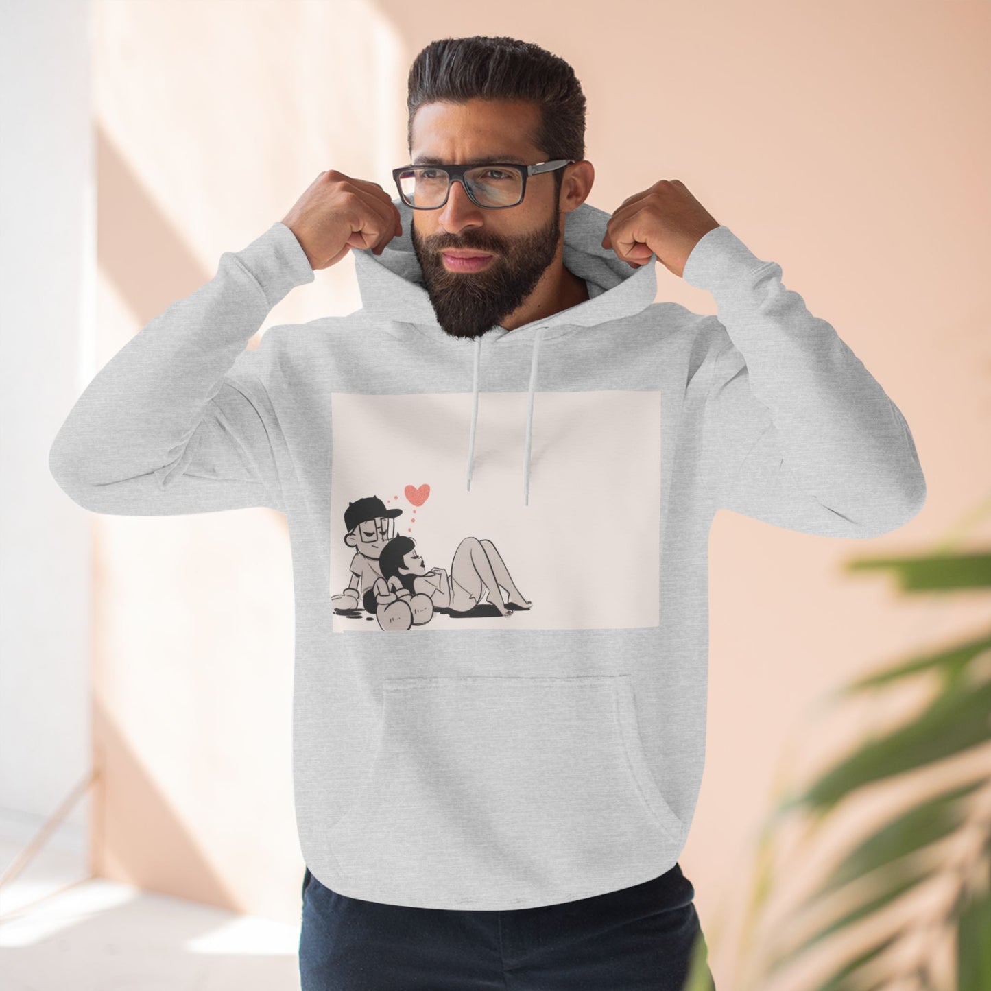 "Can We Talk For a Minute?..~ Three-Panel Fleece Hoodie