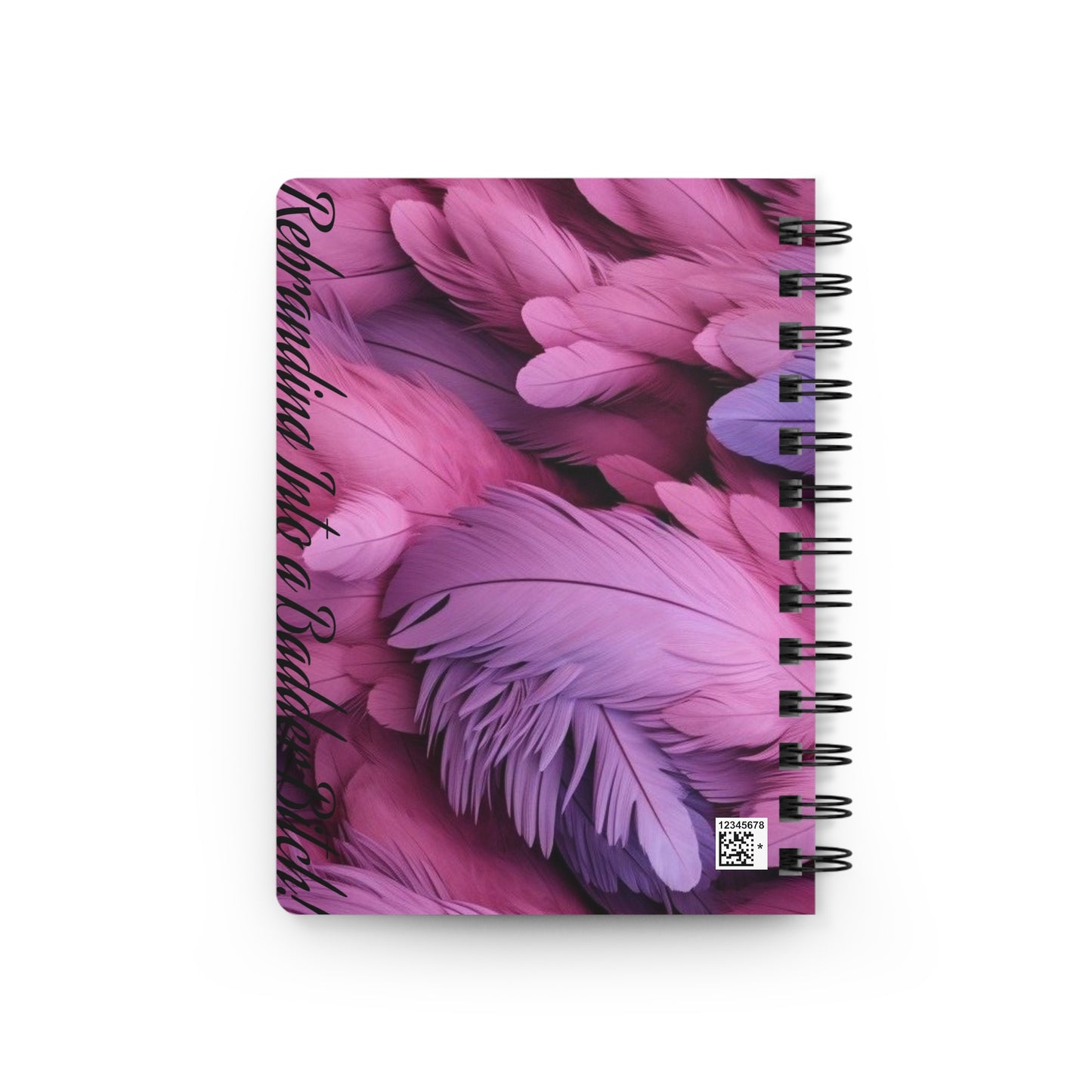 PInk & Purple Feathered ~ Baddie Journal
