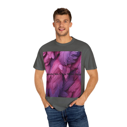 Rebranding Into A New Badder Bitch! ~ Purple/Pink Unisex Garment-Dyed T-shirt