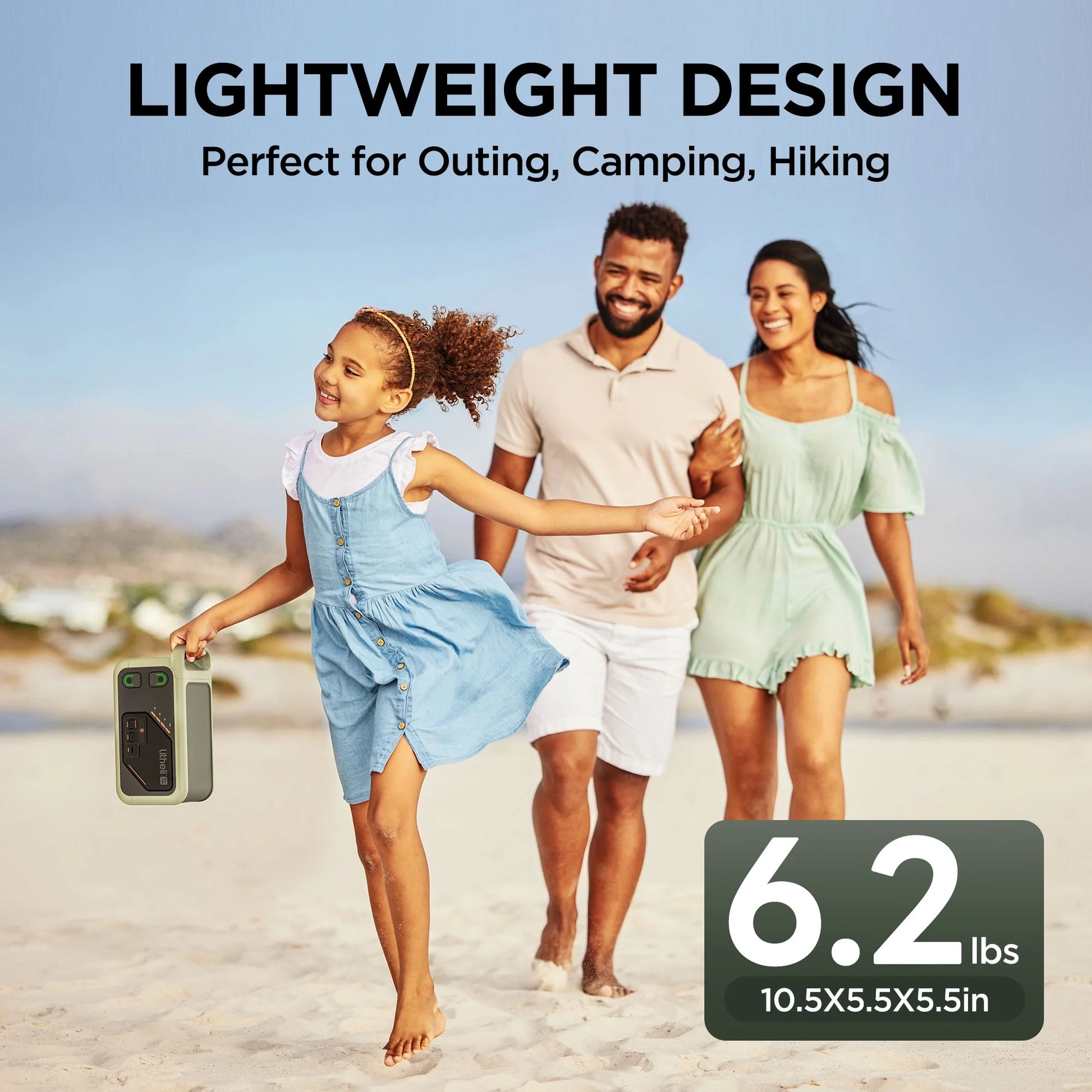 Portable Power Station B300SE Solar Generator, 288Wh Backup Lithium Battery, 300W Pure Sine Wave AC Outlets with 100W PD Fast Charging