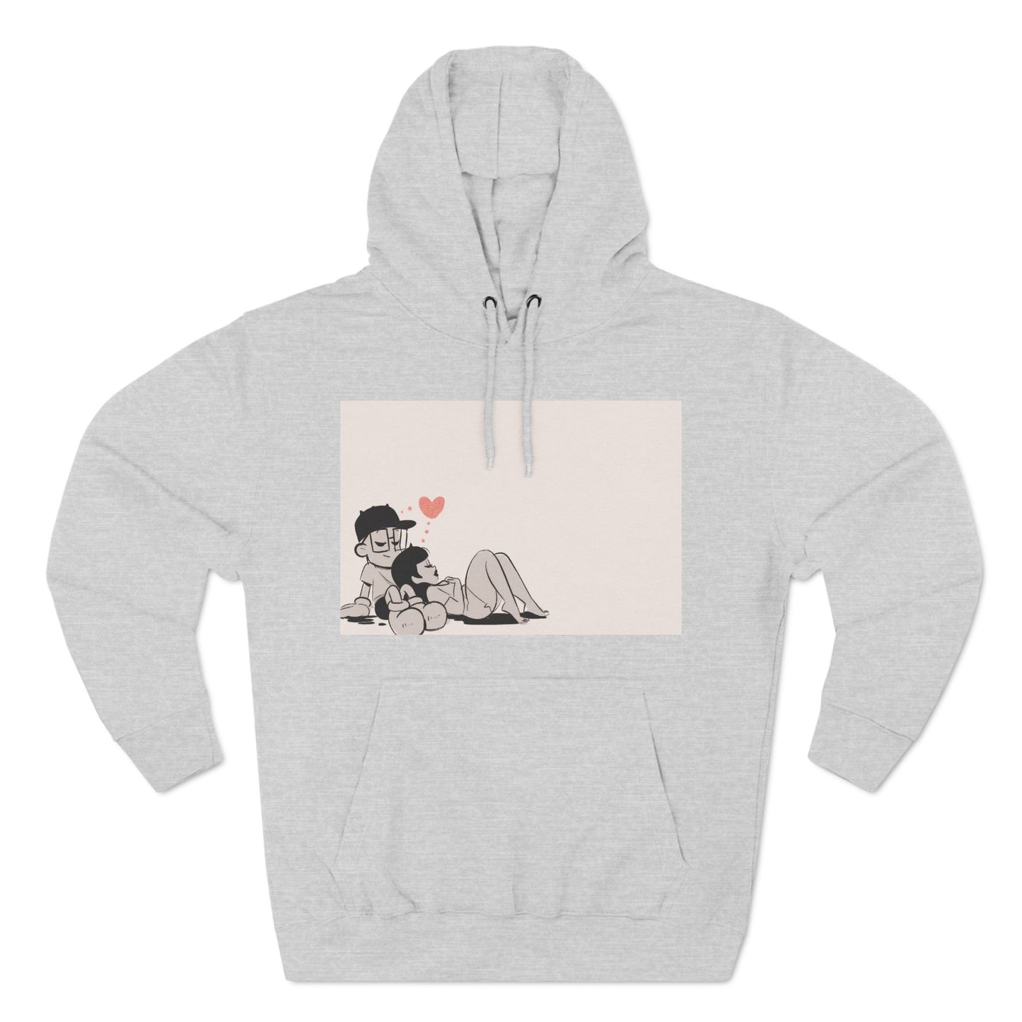 "Can We Talk For a Minute?..~ Three-Panel Fleece Hoodie