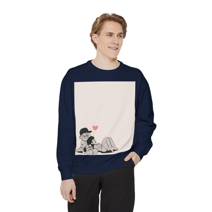 "Can We Talk For A Minute?.." ~ Unisex Garment-Dyed Sweatshirt