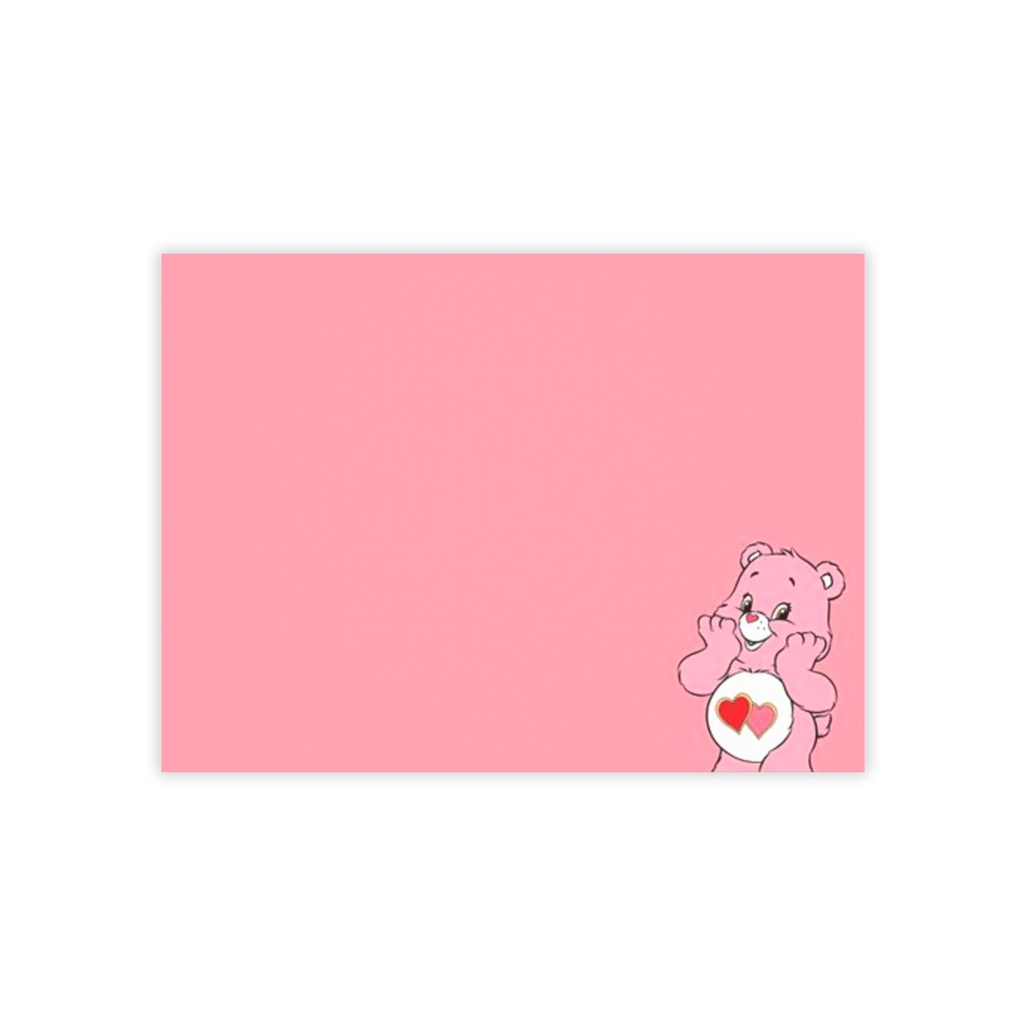 Pink Care bear Post-it® Note Pads