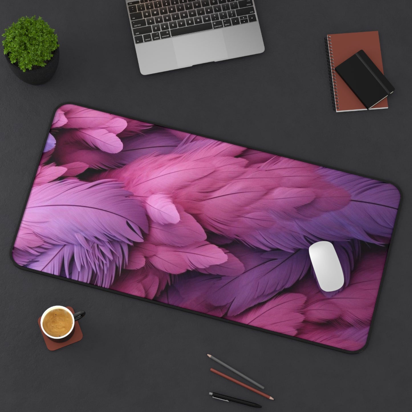 "Rebranding Into A New Badder Bitch!"~ Pink/Purple Desk Mat