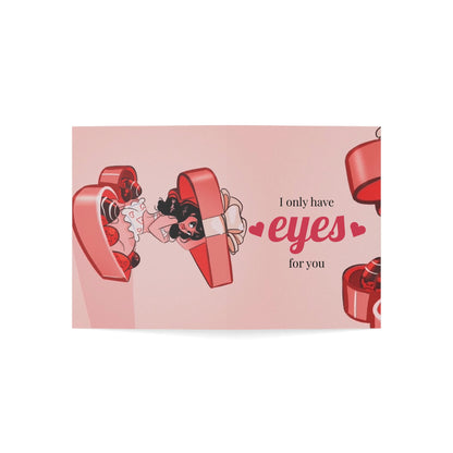 Valentine's Day Greeting Cards (1, 10, 30, 50pcs) Naughty Girl Design