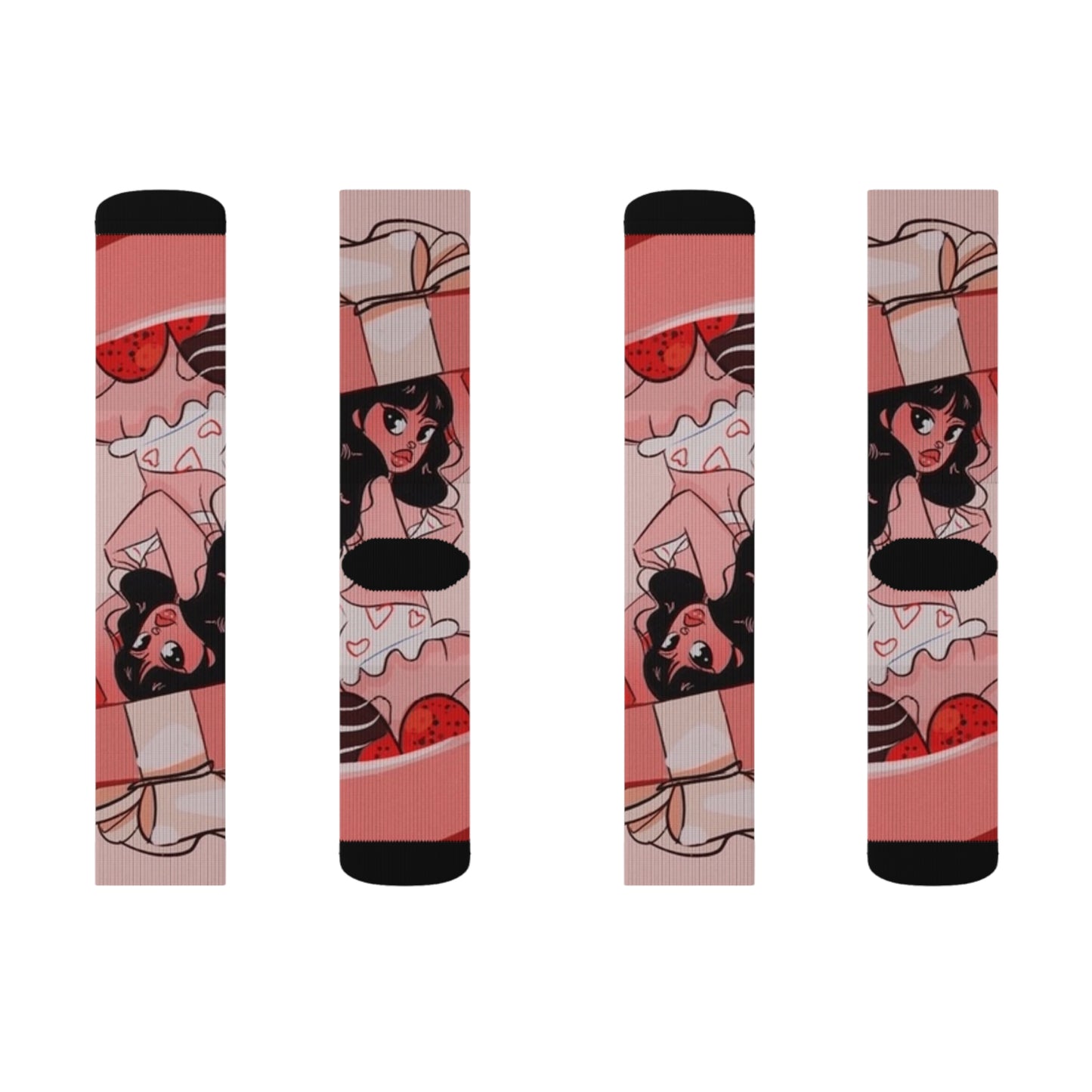 Valentine's Day Sublimation Socks